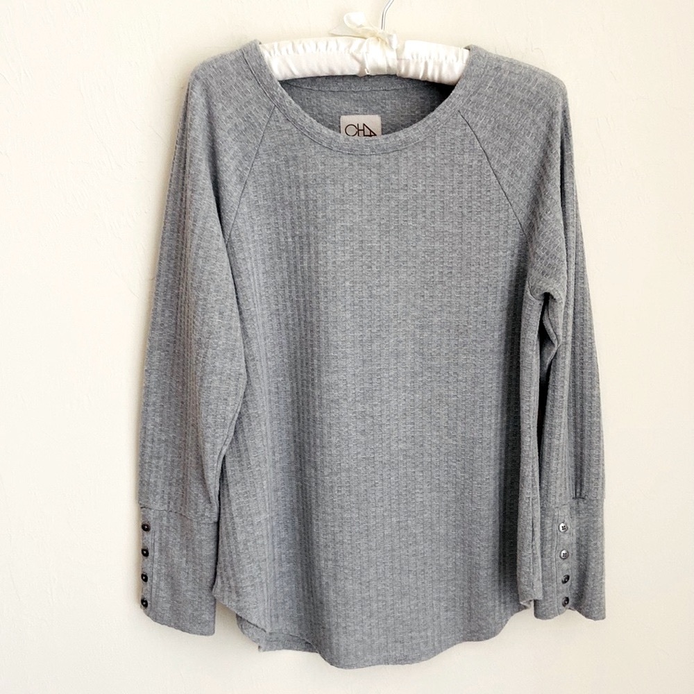 Chaser Waffle Knit Long Sleeve Shirt
